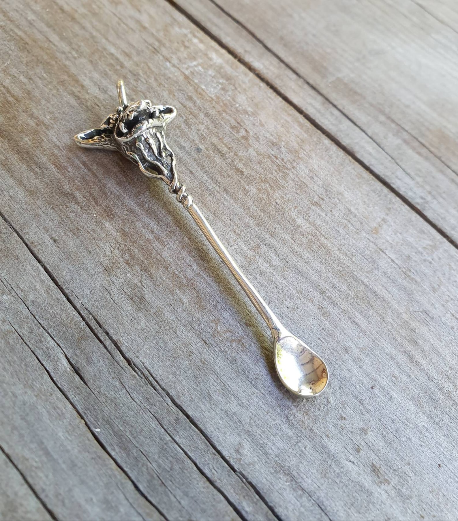 Coke spoon pendantsterling silverCrazy crittercollectors Etsy