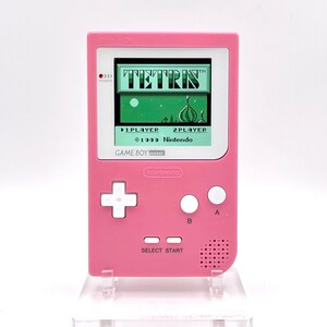 Gameboy Pocket Backlight IPS Larger LCD Screen, Brightness Adjustment & 36 Retro Color Combos (Plus Free Game)