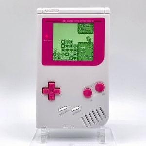 Original Gameboy Backlit IPS LCD Screen, Brightness Adjustment & 36 Retro Color Combos (Plus Free Game)