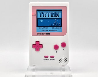 Rechargeable Gameboy Pocket Backlight IPS Larger LCD Screen, Brightness Adjustment & 36 Retro Color Combos (Plus Free Game)