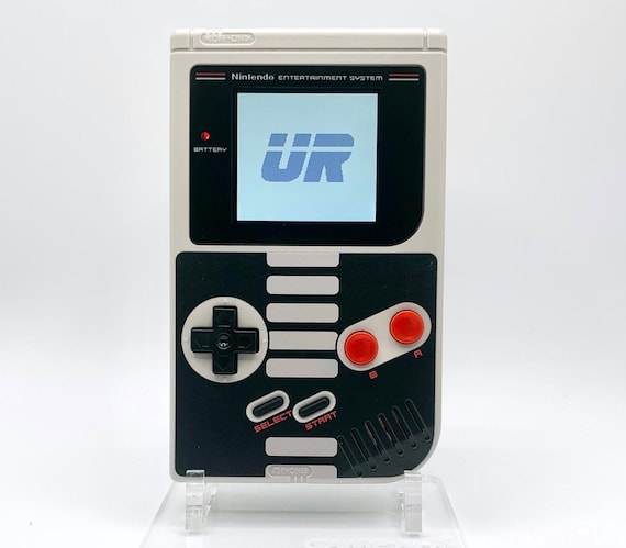 NES Theme Original Game Boy Backlight Rainbow IPS V3  LCD Screen With 8 Color Modes & Brightness Adjustment (Plus Free Gifts)