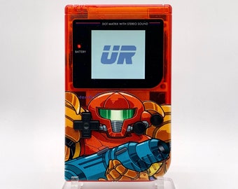 Metroid: Original Gameboy Backlight Rainbow IPS (RIPS) V3 LCD Screen With 8 Color Modes & Brightness Adjustment (Plus Free Gifts)