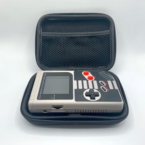 NES Theme Original Game Boy With Backlight Rainbow IPS V3 LCD Screen With 8 Color Modes & Brightness Adjustment. New exterior shell buttons and glass screen.  Protective case and surprise game included as free gifts.