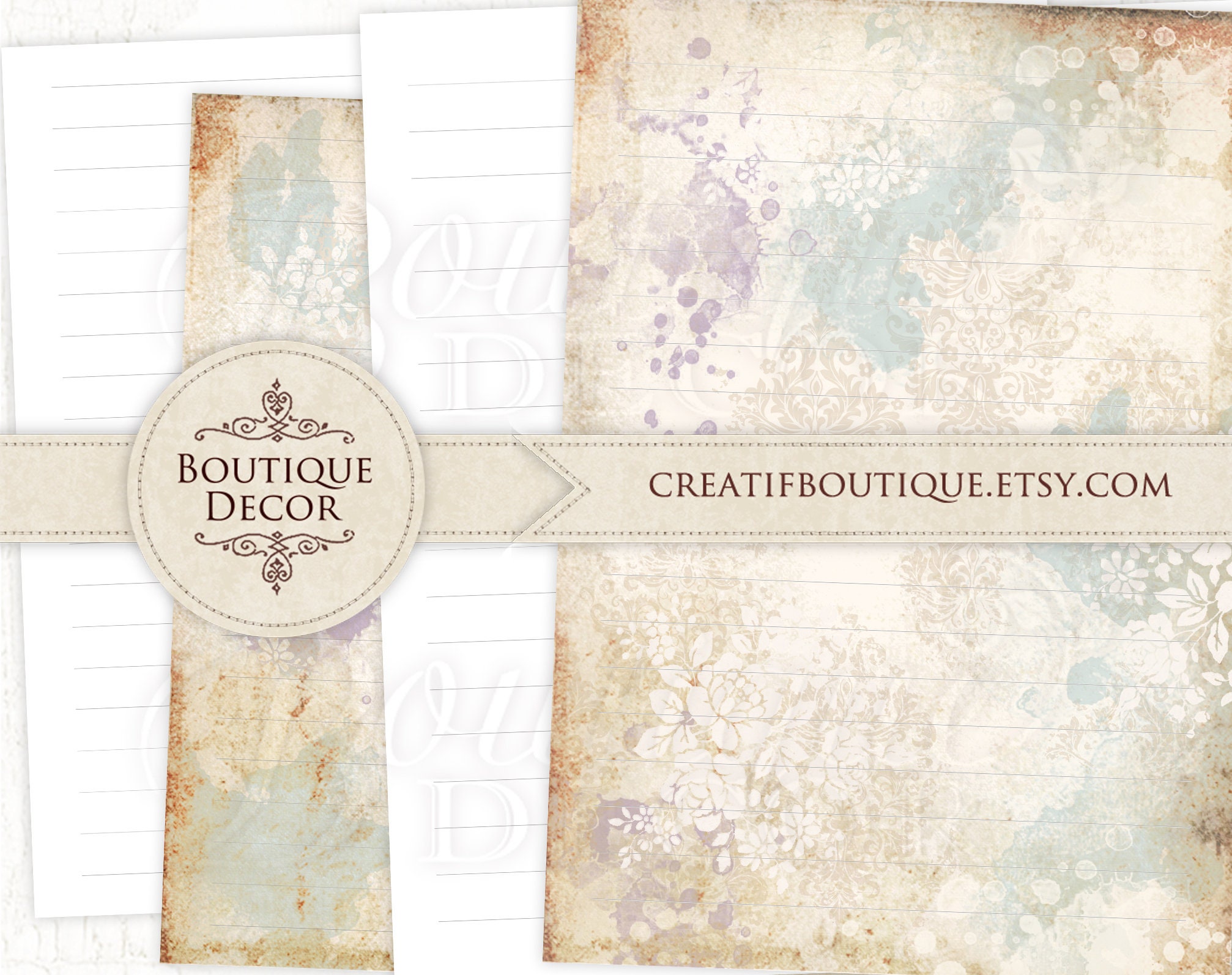digital lined paper templates png jpg a4 a5 printable etsy