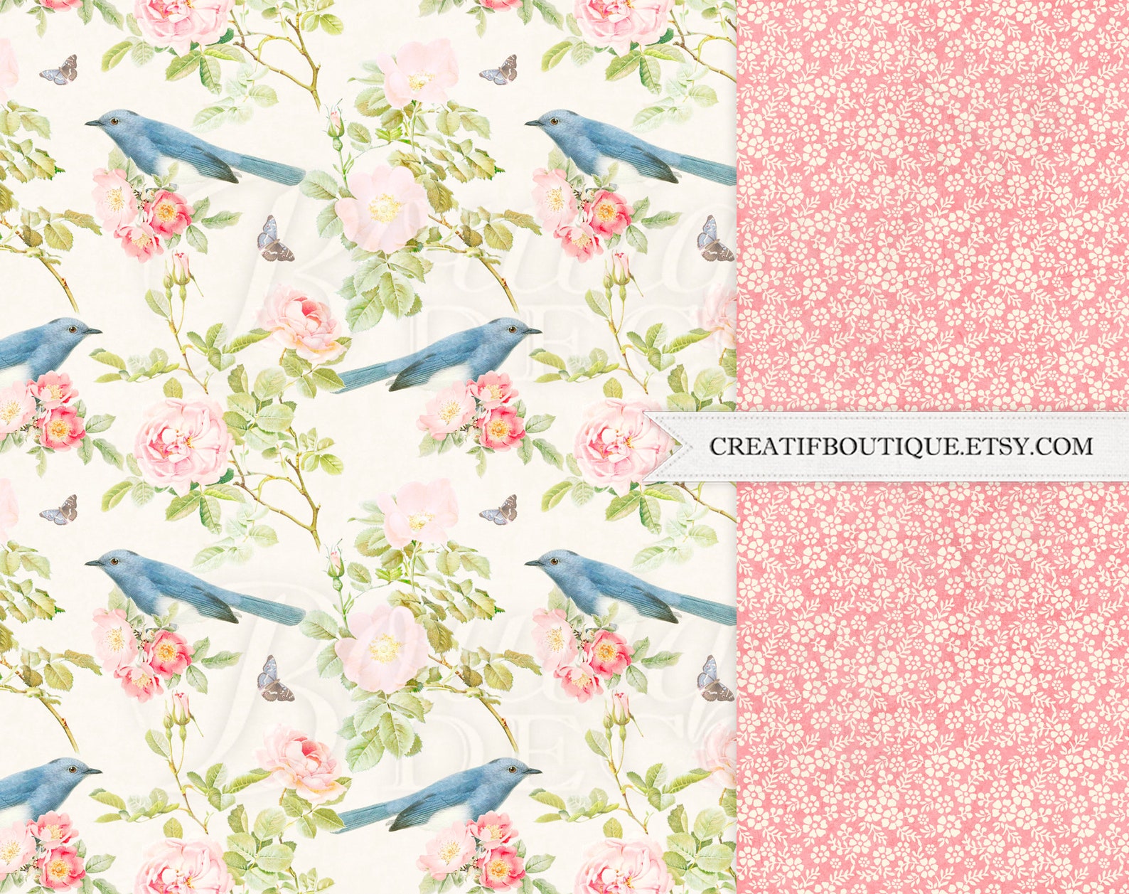 Digital Scrapbooking Paper. 12x12 in. Set of 5. Printable | Etsy