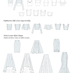 Ivory illusion lace tea length 50s style wedding dress image 9