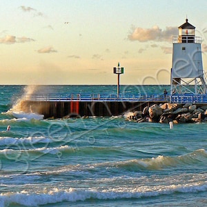 Crashing Waves, Charlevoix, Michigan