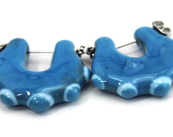 Orecchini Ear Candy - orecchini rossi e turchesi