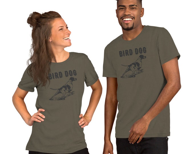 Bird Dog Hunting T-Shirt, Hunting Shirt, Camping Shirt, Bird Hunting Shirt, Hunting Apparel, Camping Apparel, Dog Shirt,