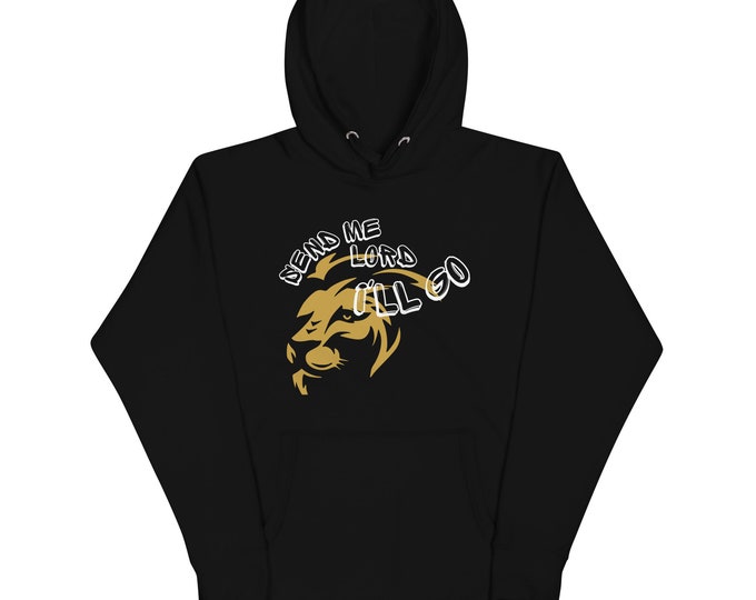 Send Me Lord I'll Go Christian Hoodie, Christian Hoodie, Christian Apparel, Christian Gift, Teen Christian Pullover