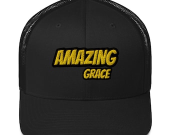 Amazing Grace Lost and Found Christian HAT, Christian Ball Cap, Christian Apparel, Christian Gift, Teen Christian Cap