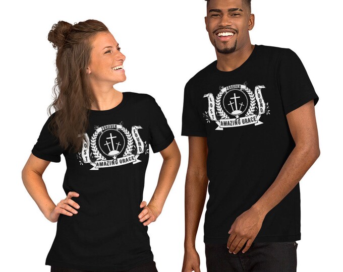 Amazing Grace Lost and Found Christian T-Shirt, Christian T-Shirt, Christian Apparel, Christian Gift, Teen Christian