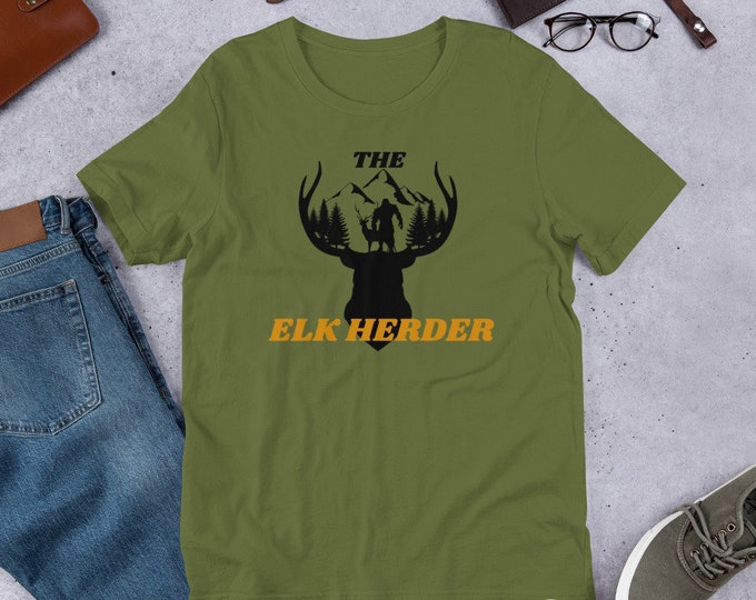 The Elk Herder Bigfoot T-Shirt, Sasquatch T-Shirt, Funny Bigfoot T-Shirt, Hiking Shirt, Yeti Sweat Shirt, Bigfoot Shirt, theelkherder.com