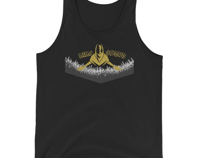 King Jesus Christian Tank Top, Christian Tank Top, Christian Shirt, Christian Apparel, Christian Gift, Teen Christian