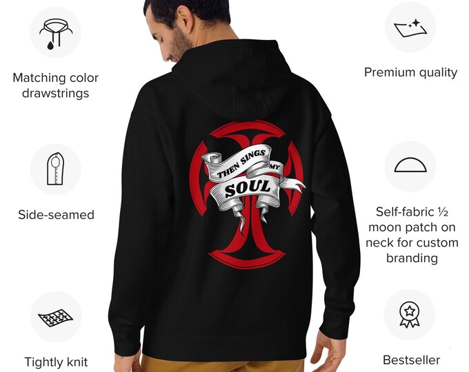 Then Sings My Soul Christian Hoodie, Christian Pullover, Christian Apparel, Christian Gift, Teen Christian