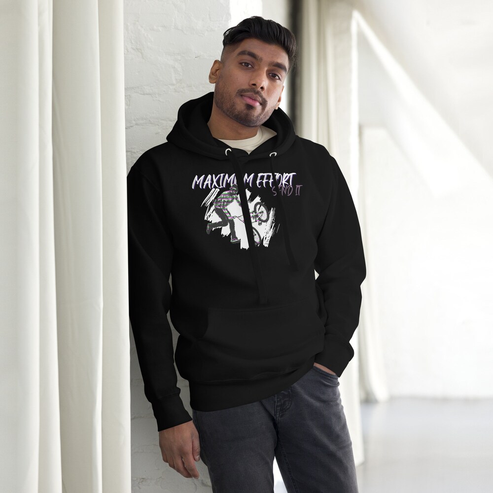 Maximum Effort, Send It Bmx Hoodie, Bmx Apparel, Riding Pullover, Mtb, Cycling Apparel, Bmx, Cycling Gift, Bmx Gift, Riders Top Alwasky