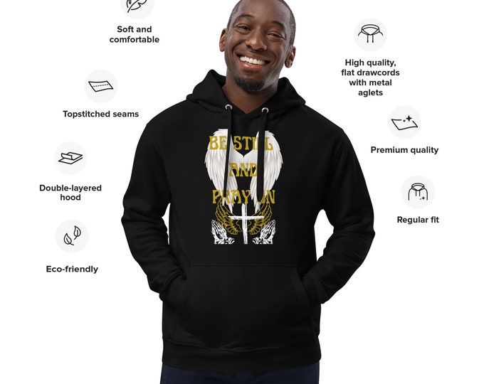 Be Still and Pray On Christian Hoodie, Prayer Pullover, Inspirational Hoodie Christian Sweat Shirt, Christian Gift, Christian Christmas Gift