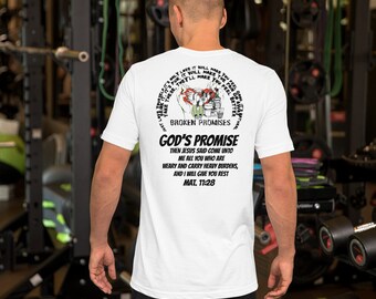 Broken Promises Christian T-shirt, Hope Shirt, Freedom Shirt, Jesus Shirt, Christian Apparel, Faith Shirt, Christian Gift