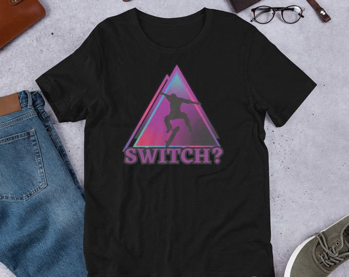 Switch? Skating Skateboarding T-Shirt, Skater T-shirt, Skateboarding Apparel, , Retro Skateboarding Shirt, Skater Gifts