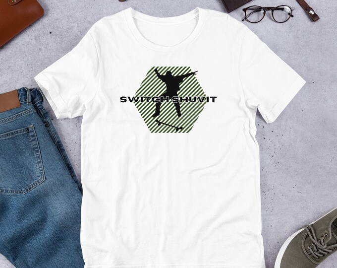Switch Shuvit Skateboarding shirt, Skateboarding Kickflip T-Shirt, Retro Skateboarding Shirt Unisex, Skater Gifts