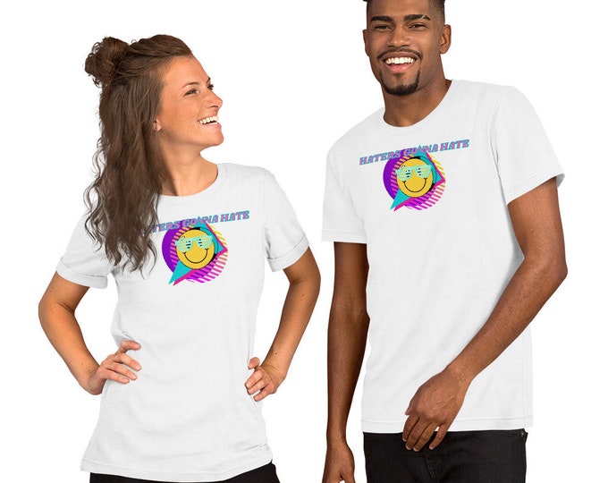 Haters Gonna Hate 80"s Retro T-Shirt, 80's Nostalgia Shirt, Funny Shirt, 80's Apparel, 80s Lover Shirt, 80's Party Shirt, 80's Kid