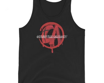 Christian Anarchy Christian Tank Top, Christian Tank Top, Christian Apparel, Christian Gift, Teen Christian