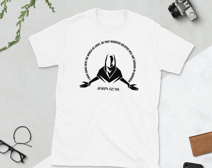 Light Of the World Christian T-shirt, Christian T-shirt, Christian Apparel, Christian Gift, Teen Christian Shirt, Christ, Jesus Shirt