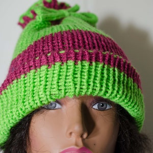 Warm Knit Hat *-* Doubles as a Neck Warmer and Double Thickness Snow Gear Teen Hat Unisex Hat Stocking Stuffer