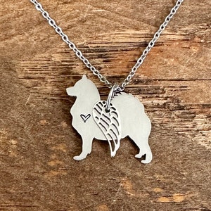 Angel Dog Necklace Samoyed