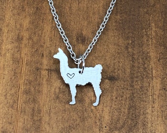 Llama Necklace Pet Keepsake Memorial Gift Tribute Pendant Jewelry
