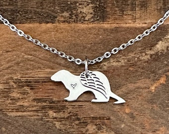 Angel Ferret Necklace