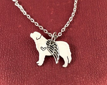 Saint Bernard Pendant Necklace or Keychain Choose Coin
