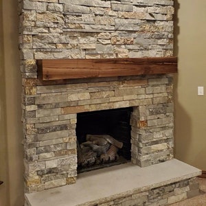 Wood'n Finish Fireplace Mantel Kit - Walnut