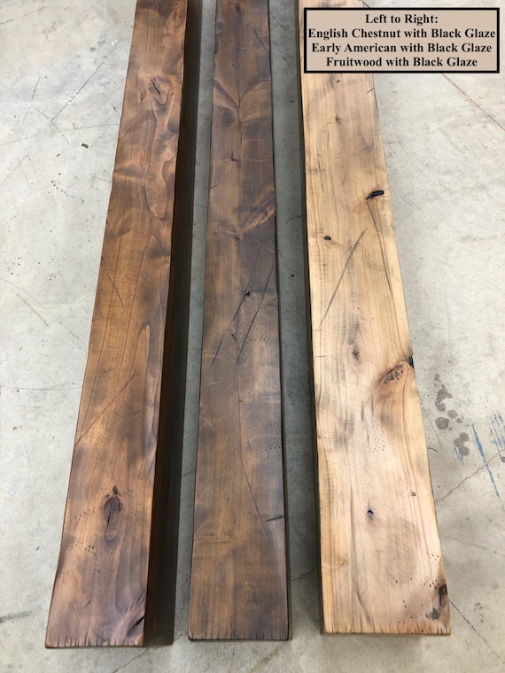 Distressed Knotted Alder Beam Mantel - Etsy