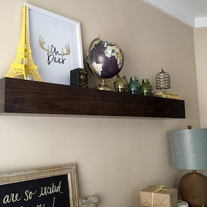 Small floating shelf.