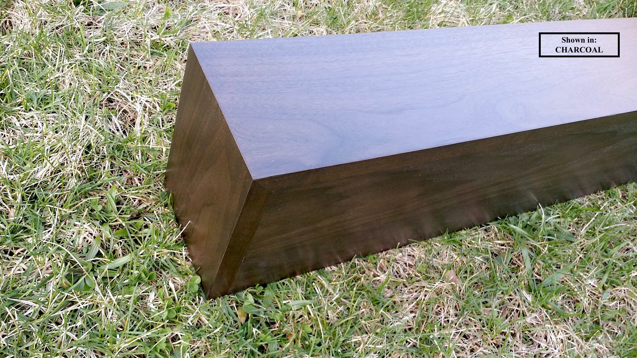 Modern Walnut Beam Mantel Black Walnut Mantel Wood Mantel Etsy UK