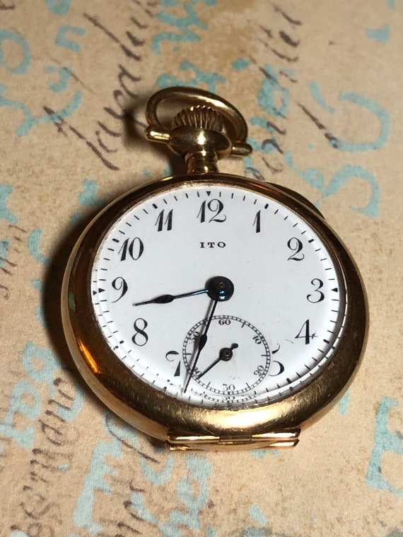 Antique 14K Gold Ladies Pendant Watch