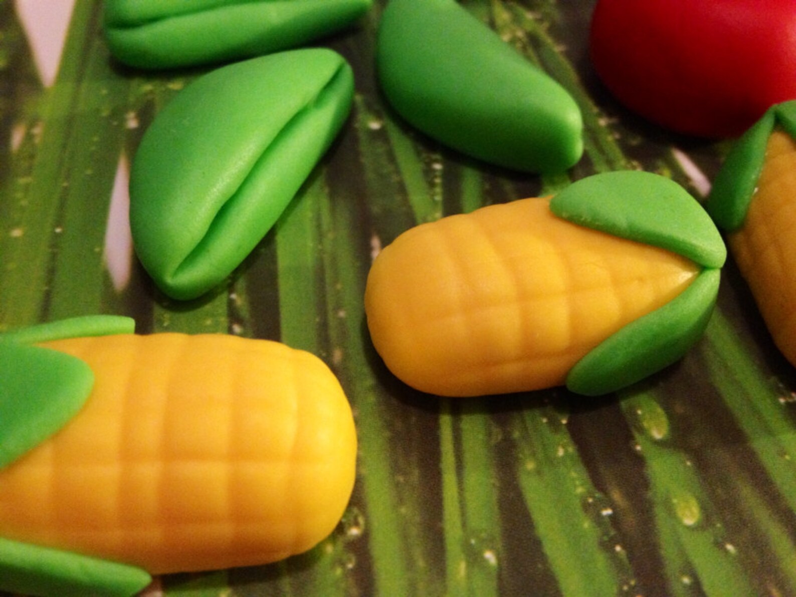 Fondant Vegetable Foodie Cupcake Cake Decorations Etsy