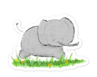 Happy Elephant Sticker