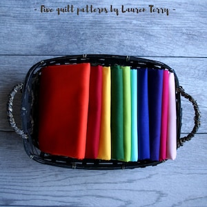 Solids: Five Quilt Patterns by Lauren Terry (an eBook)