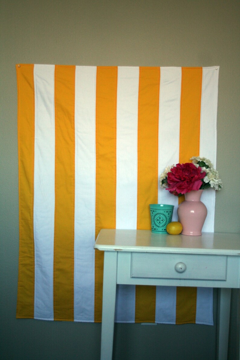 Lemon Stripes Pattern/ Quilting Pattern/ Beginning Quilt Pattern/ Baby Quilt image 1