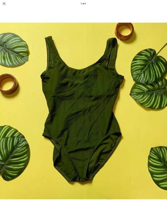 khaki green swimwear