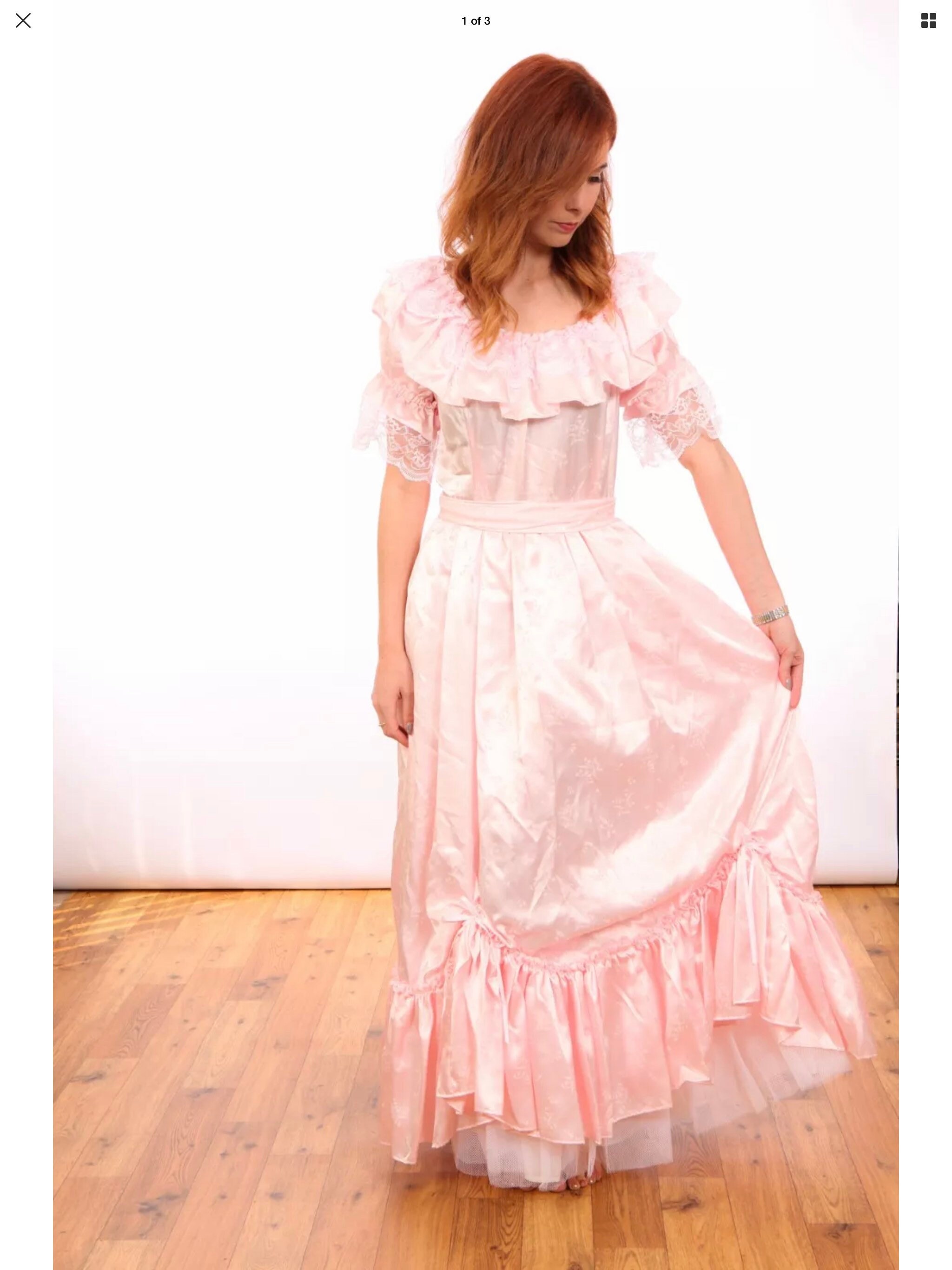 peach bridesmaid dresses 80s