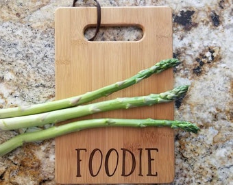 Foodie snijplank, housewarming cadeau, chef-kok cadeau, keuken decor