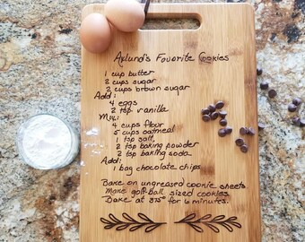 Aangepaste handschrift snijplank