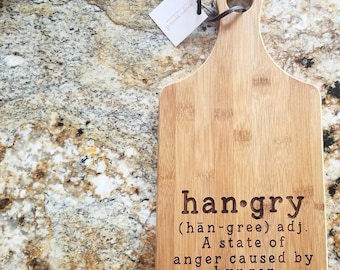 Hangry Snijplank, Inwijdingsfeest Cadeau, Keuken Decor