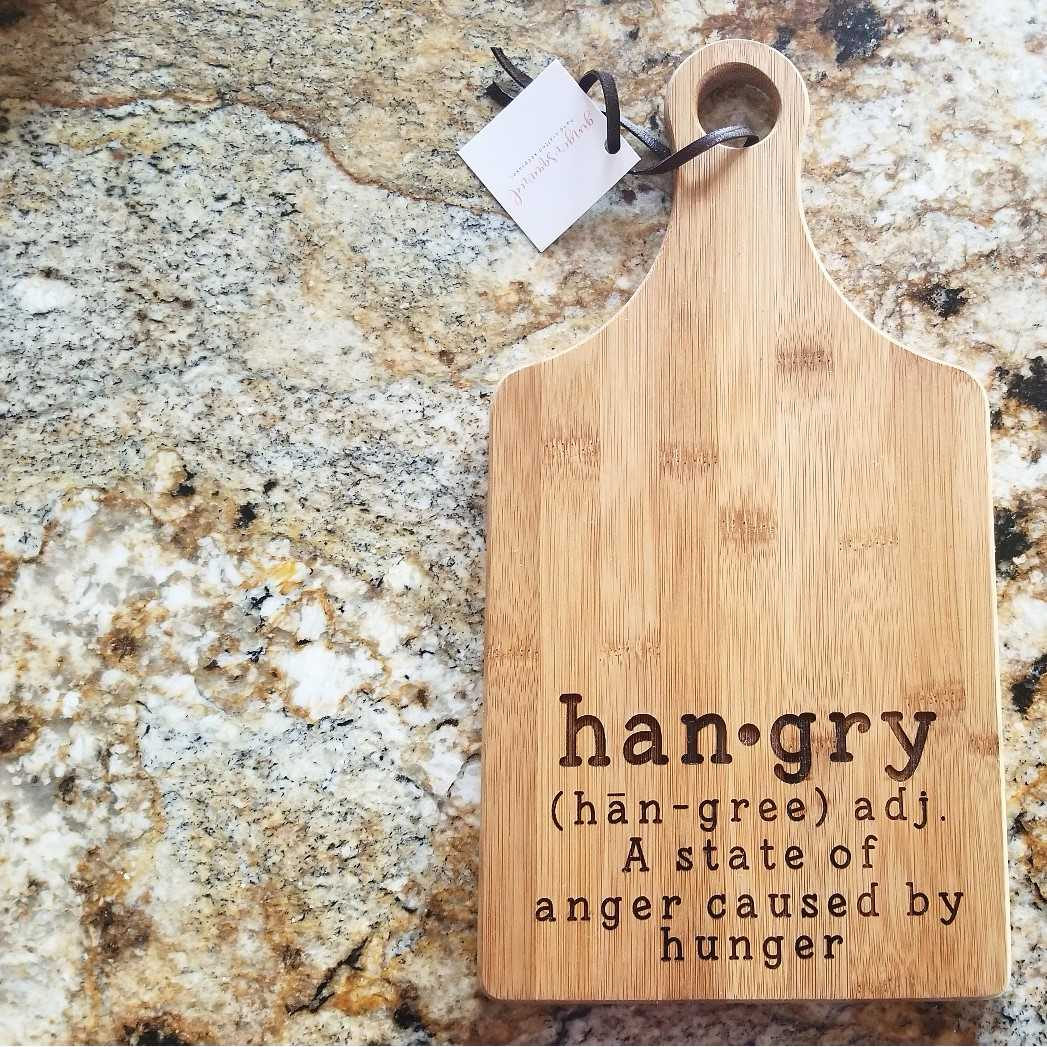 Stanger Things Inspired Cutting Board Hangry Things