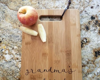 Oma's keuken snijplank, gepersonaliseerd/aangepast cadeau