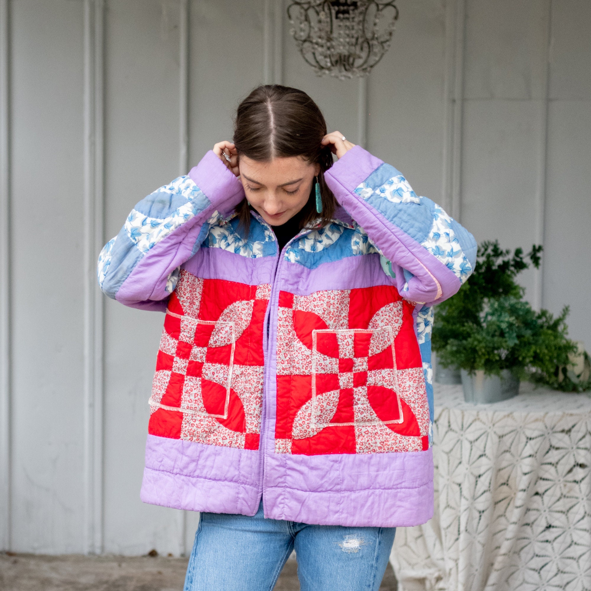 Vintage Quilt Jacket - Etsy