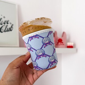 Seashell Coffee Sleeve - Etsy